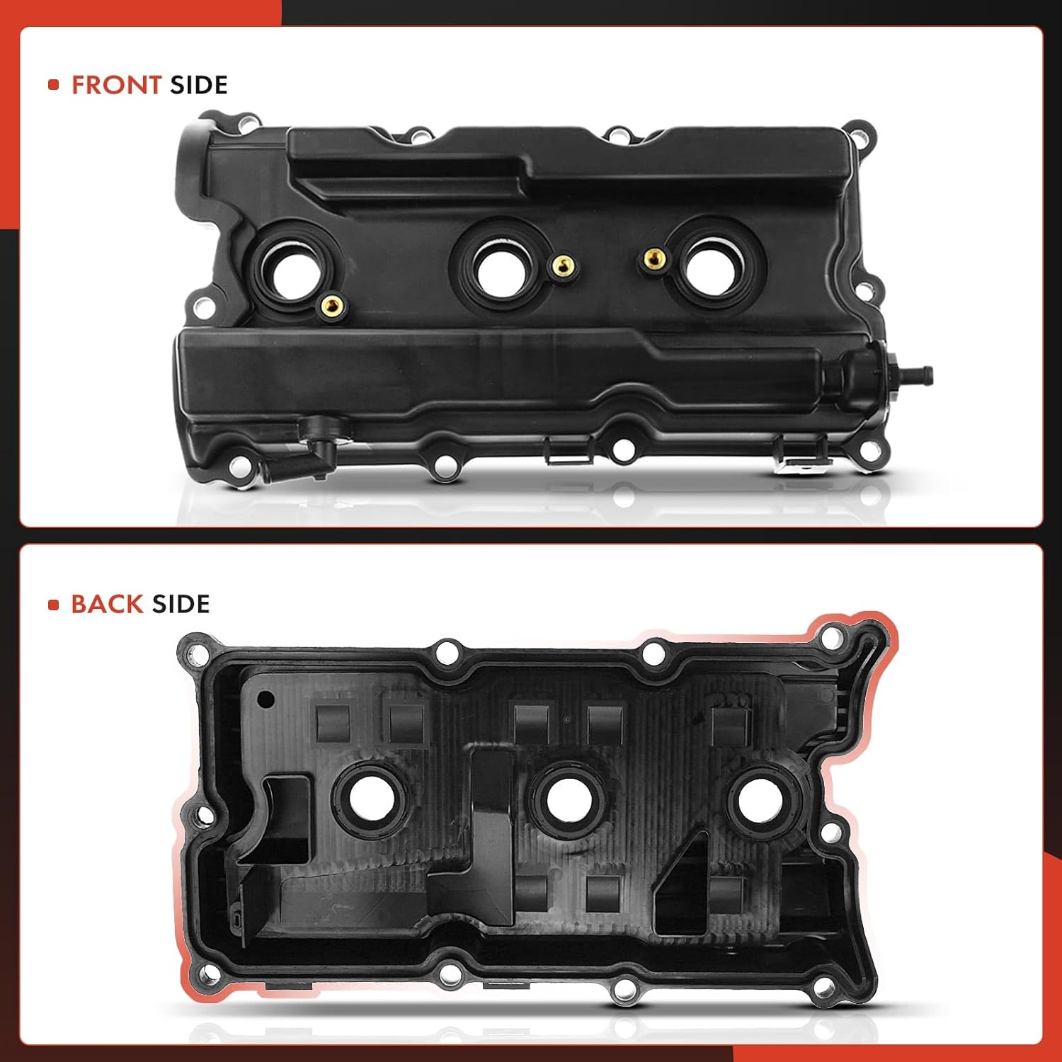A-Premium Right Engine Valve Cover with Gasket Compatible with Nissan Frontier Pathfinder Xterra NV1500 NV2500 NV3500 2005-2019 V6 4.0L VQ40DE