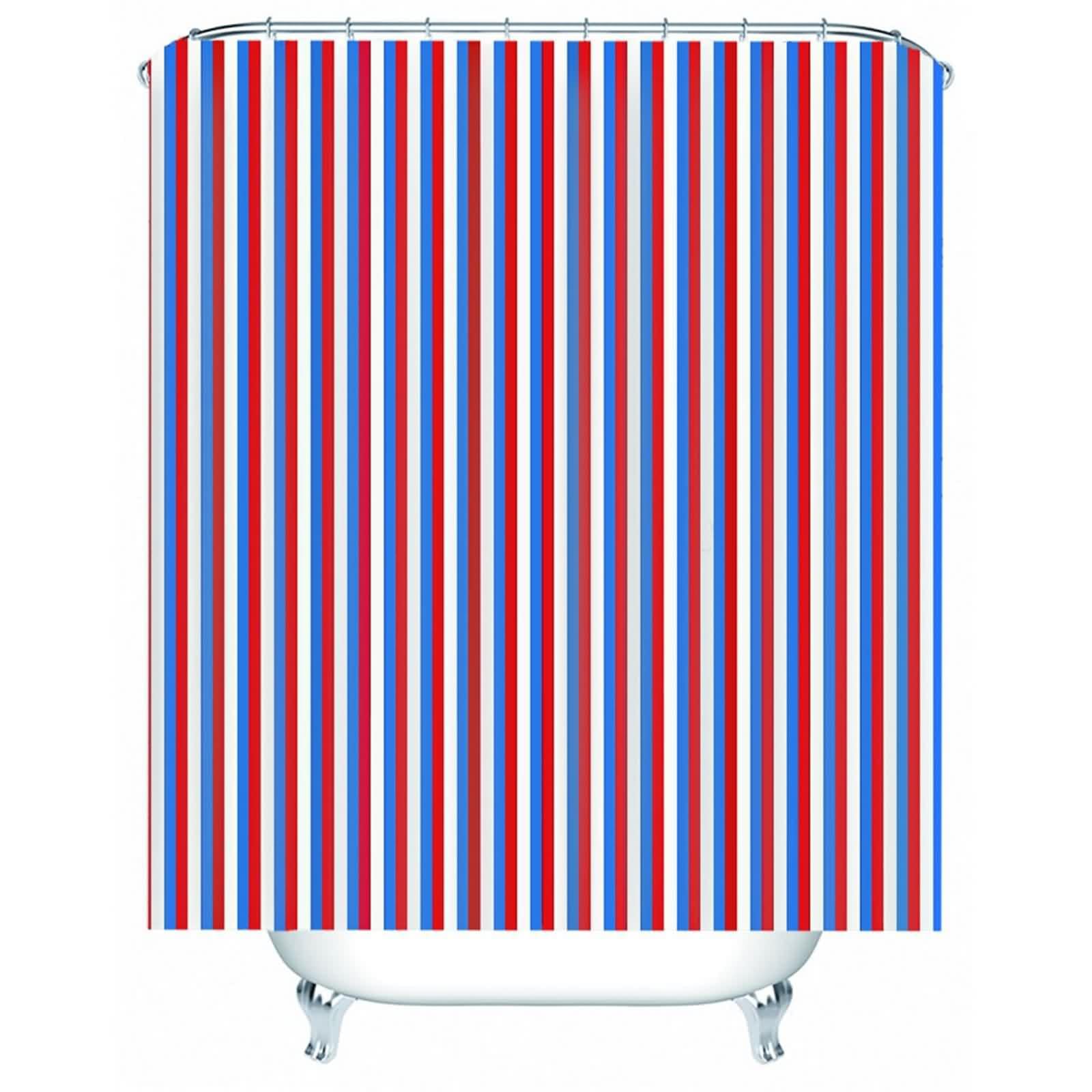 Rideau de douche de luxe tricolore 200x180cm avec ourlet renforcé