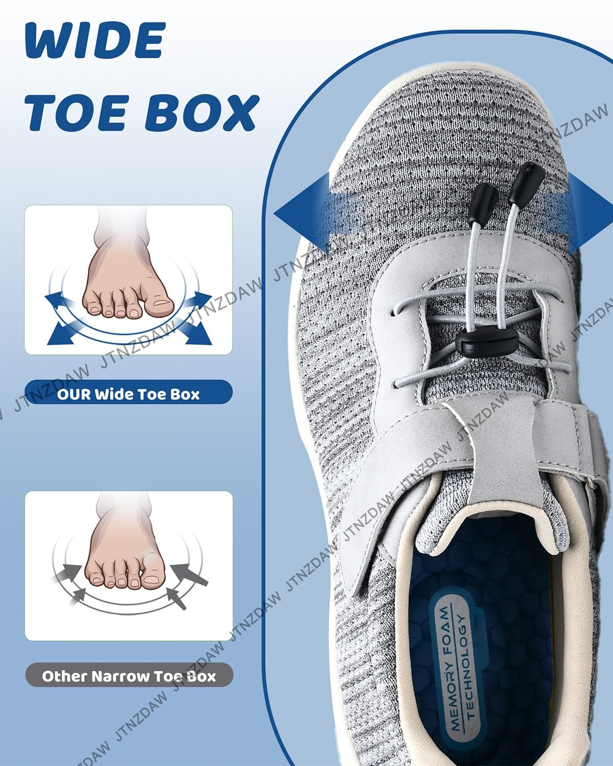 Schuhe Damen Senioren Hallux Valgus mit Klettverschluss Hausschuhe Weit Verbandschuh Extra Medizinische