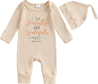 SAYOO Hand Picked For Earth By My Great Grandma Grandpa In Heaven Bodysuit Romper Newborn Baby Ribbed Jumpsuit Coveralls