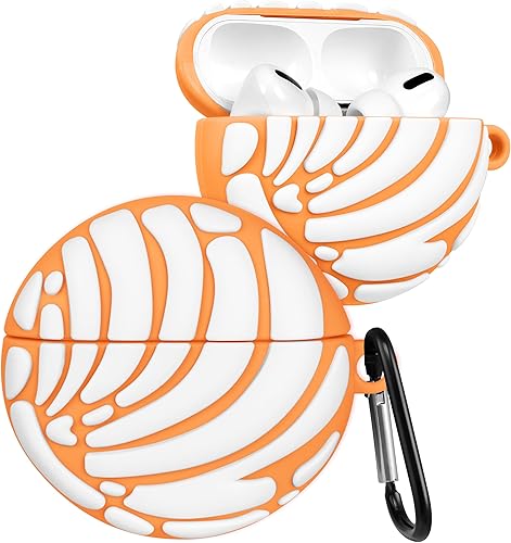 Miniatura 8 de Boaretiu - Funda para AirPods Pro 3, funda de silicona suave 3D con llavero para mujeres, niñas, adolescentes, comida femenina, divertida, única,