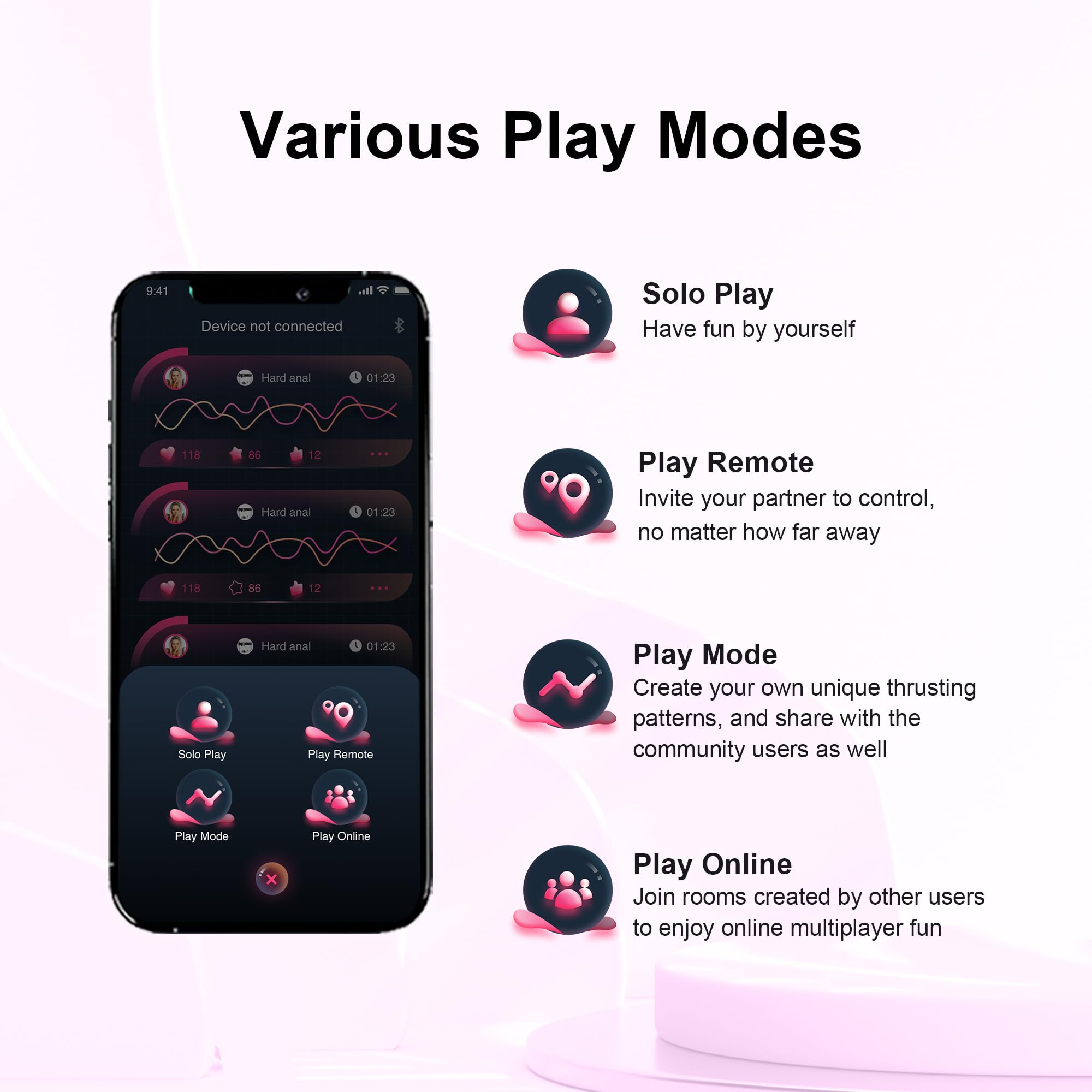 Sex Machine Automatic Thrusting Dildo Machine with APP Control, Fuck Machine for Men Women with 3XLR Connector & Suction Cup, Hands Free Adult Sex Toys Anal Toys