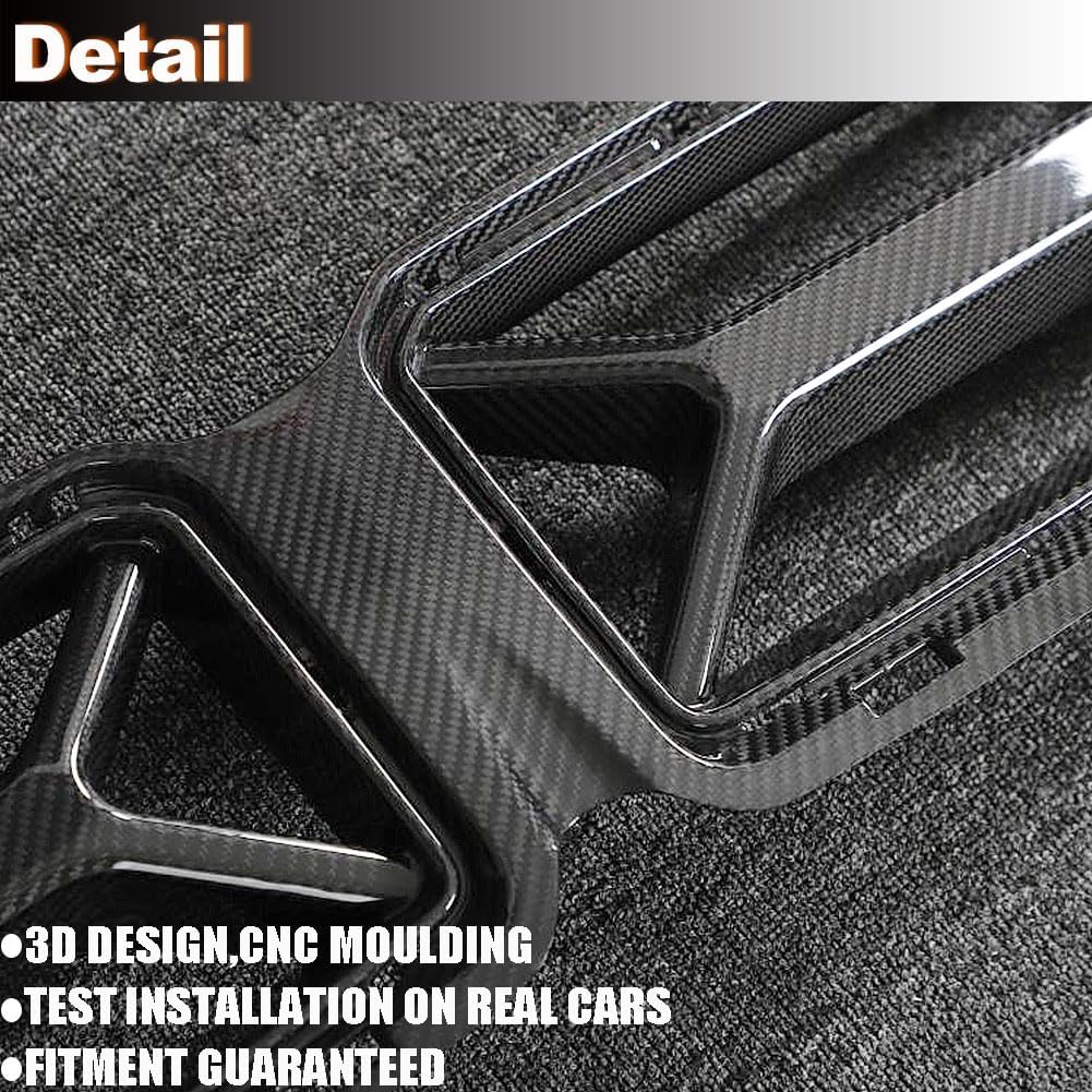 Dry Carbon Fiber Front Kidney Grille for BMW G87 M2 Base Coupe 2022-2024 Front Bumper Kidney Grill Cover Trim Body Kit Factory Outlet