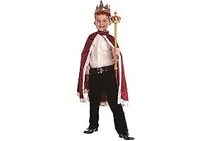 Arthur Costume - King Crown and Robe for Kids