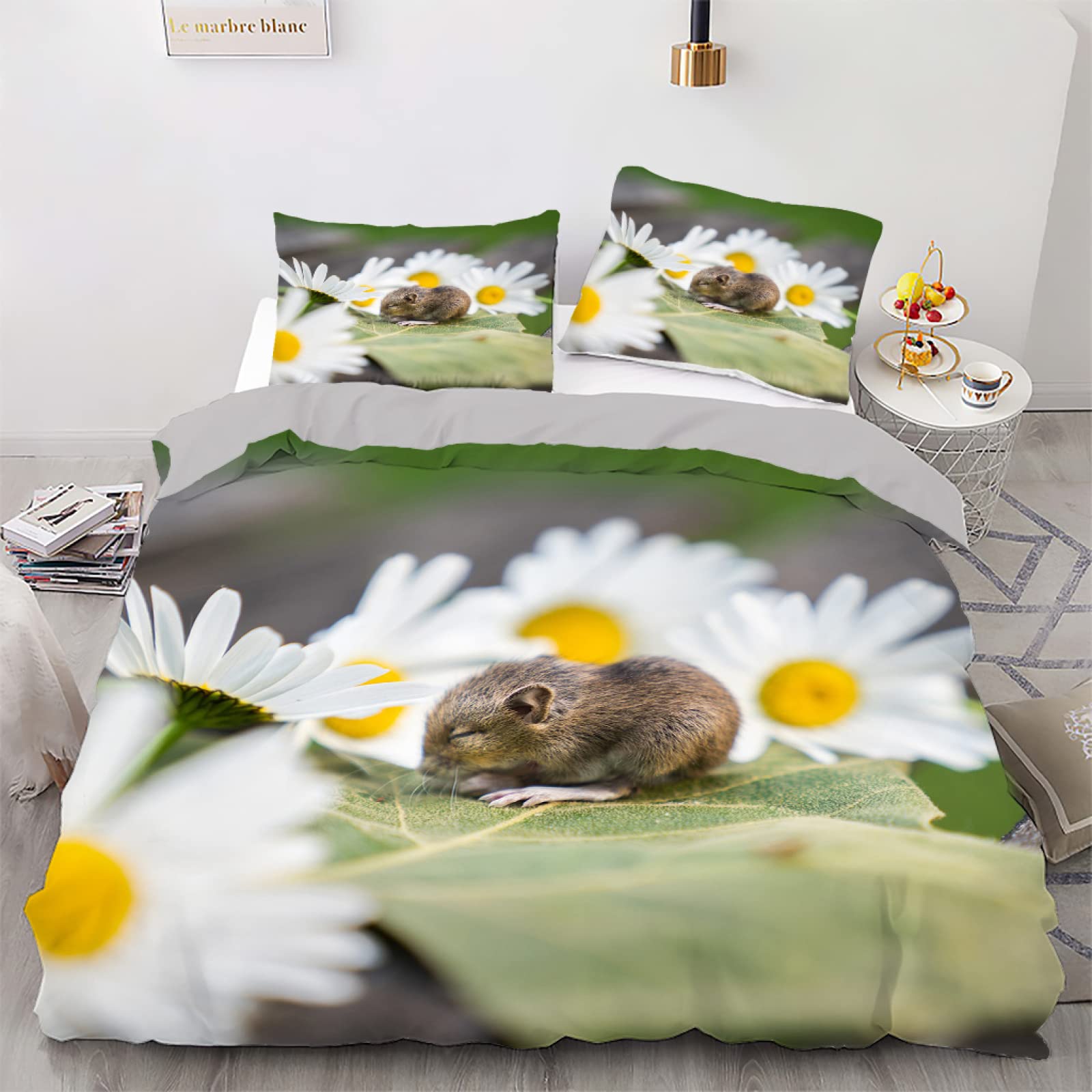 Parure de lit 220x240 doux pour la peau contre les irritations nocturnes