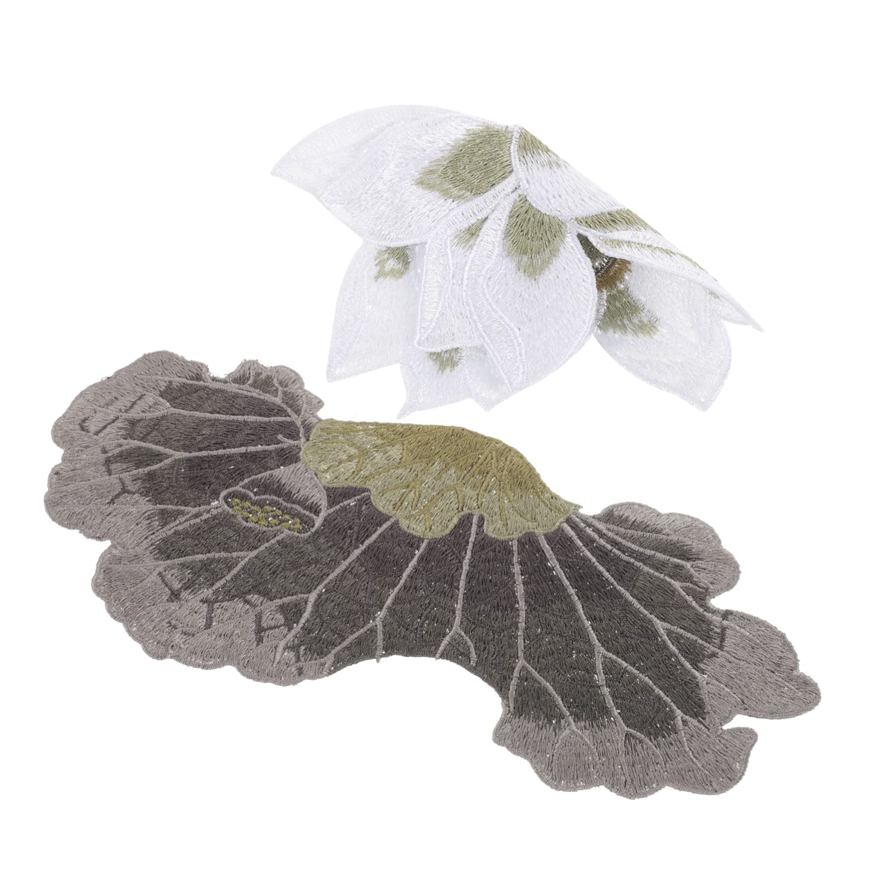 SOIMISS 10piezas Parche De Flor Termoadhesivo Bordado Apliques De Flor De Melocotón Para Decorar Chaquetas Ropa y Accesorios