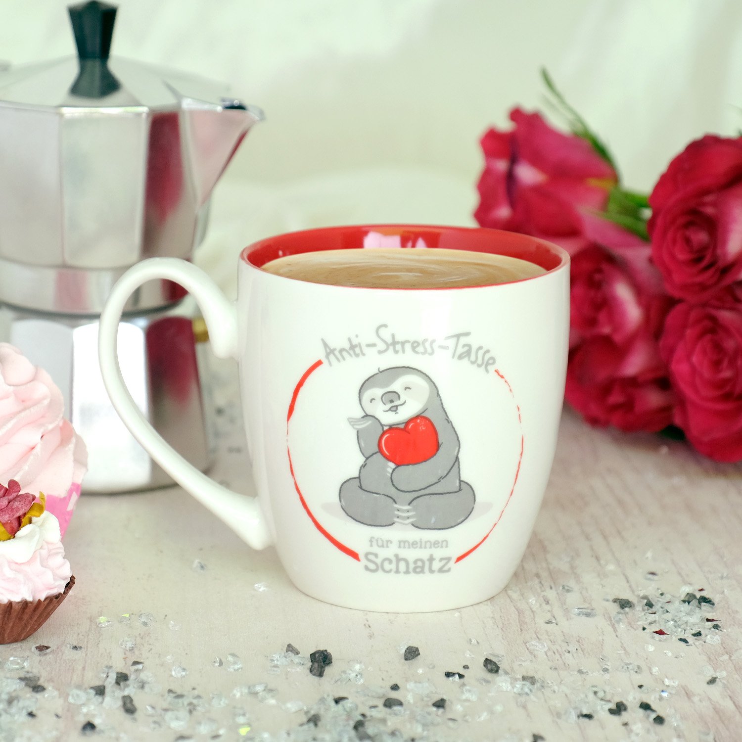 Gruss & Co Anti-Stress-Tasse Motiv "den Schatz" – Bild 2