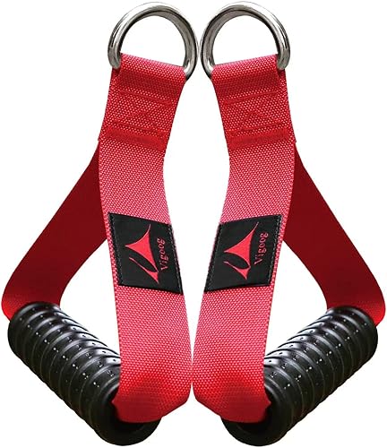 Heavy Duty Gym Workout Handles Attachment for Cable Machine,Resistance Band,Pulley System Home Exercise Equipment, Compatible with Bowflex,Total and