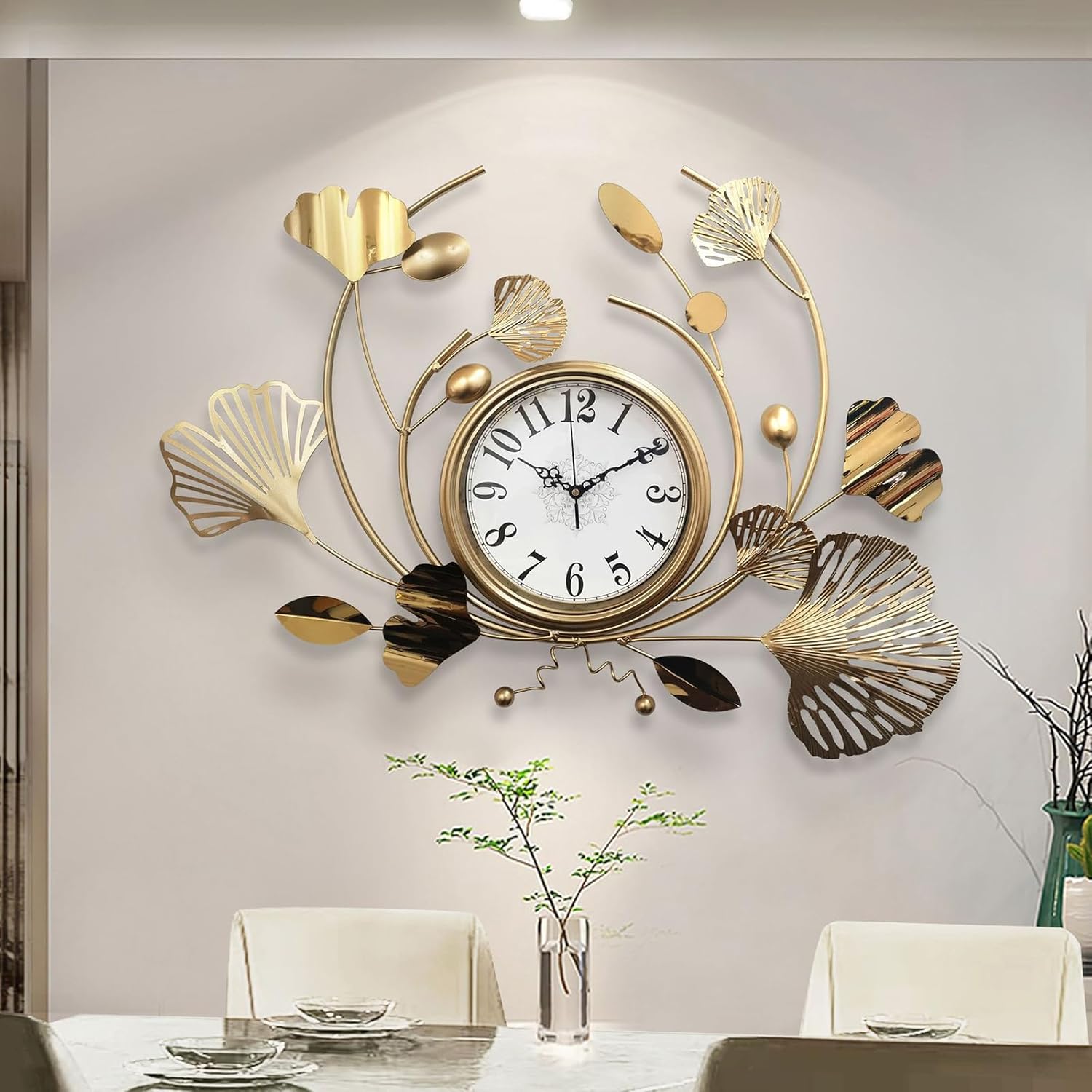 GDSPD 30.8 inch Large Wall Clock for Living Room Decor