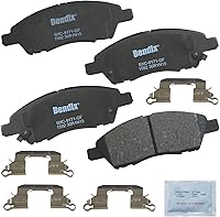 Vista 313 de Pastillas de Freno Delanteras Cerámicas Bendix Priority1 CFC430A para Modelos Selectos INFINITI G35, I30, Nissan 350Z, Altima, Juke, Maxima, Sentra