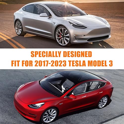 Miniatura 3 de Cubierta de nieve para parabrisas de repuesto para Tesla Model 3, tela Oxford 600D, resistente para todo tipo de clima, cubierta de parabrisas con