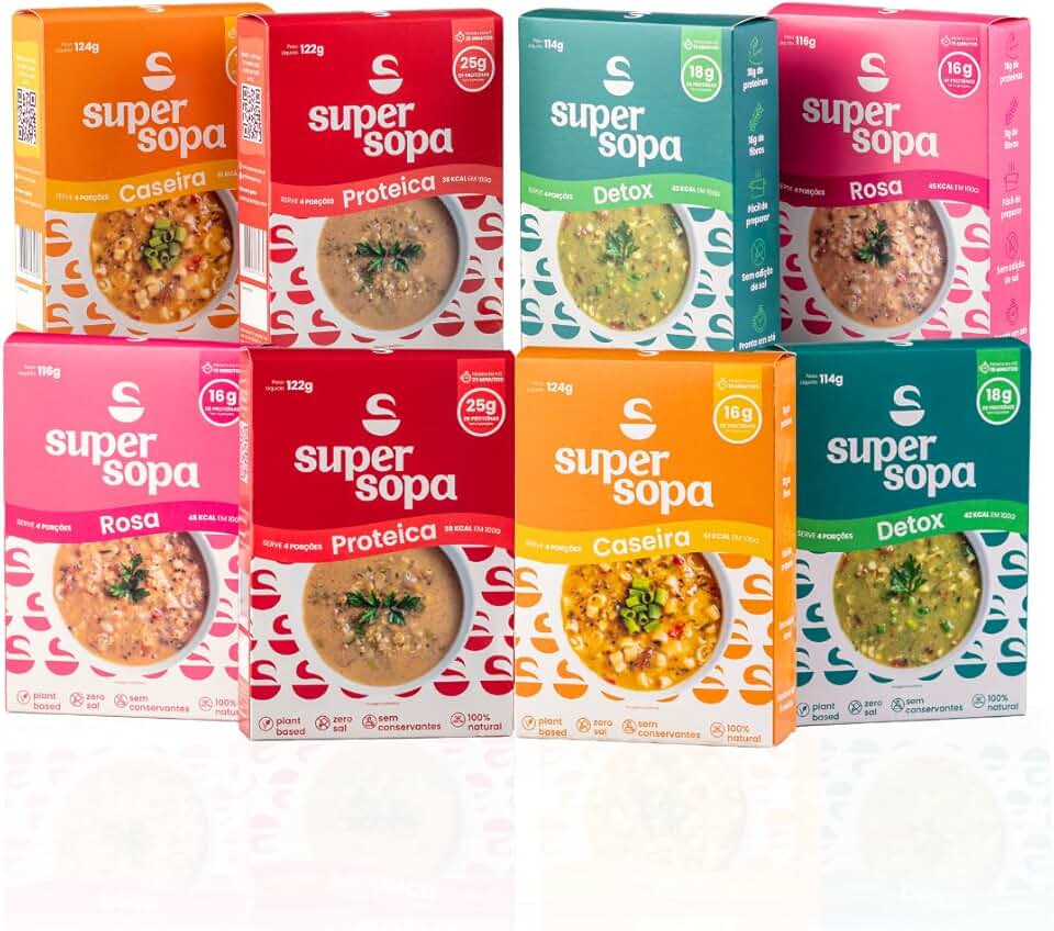 Kit Completo 8 un. Sopa 100% Natural Super Sopa