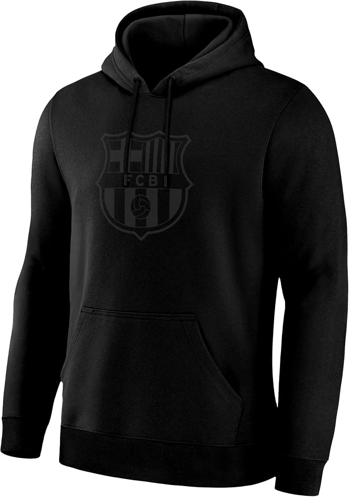 Icon Sports Soccer Blackout Hoodie – Officially Licensed Unisex Adult Long Sleeve Hooded Sweatshirt