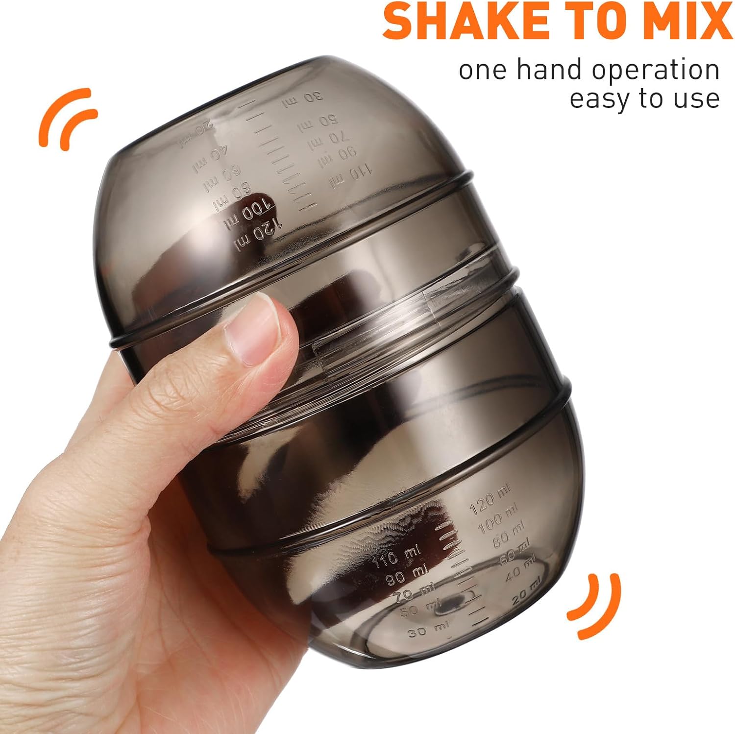 Hair Dye Mixing Bowl with Dual Measurement Scale Shaker Hair Coloring Cup for Salon and Home Use for Precise Color Mixing and Tinting
