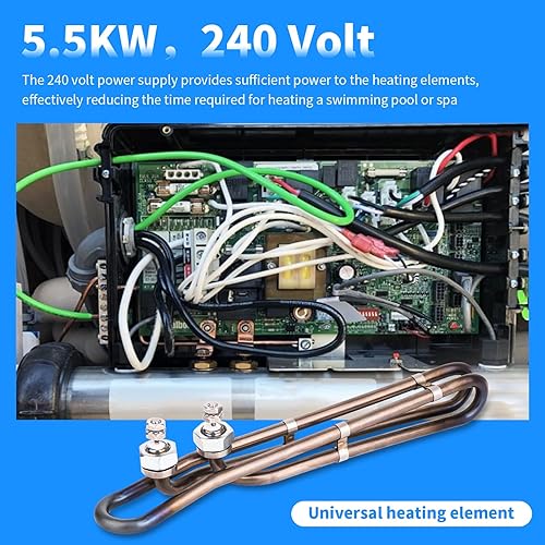 Miniatura 5 de 5.5kw 240v reemplazo del elemento calentador de la tina caliente para Balboa Spa elemento calentador para piscinas o balnearios calentador eléctrico