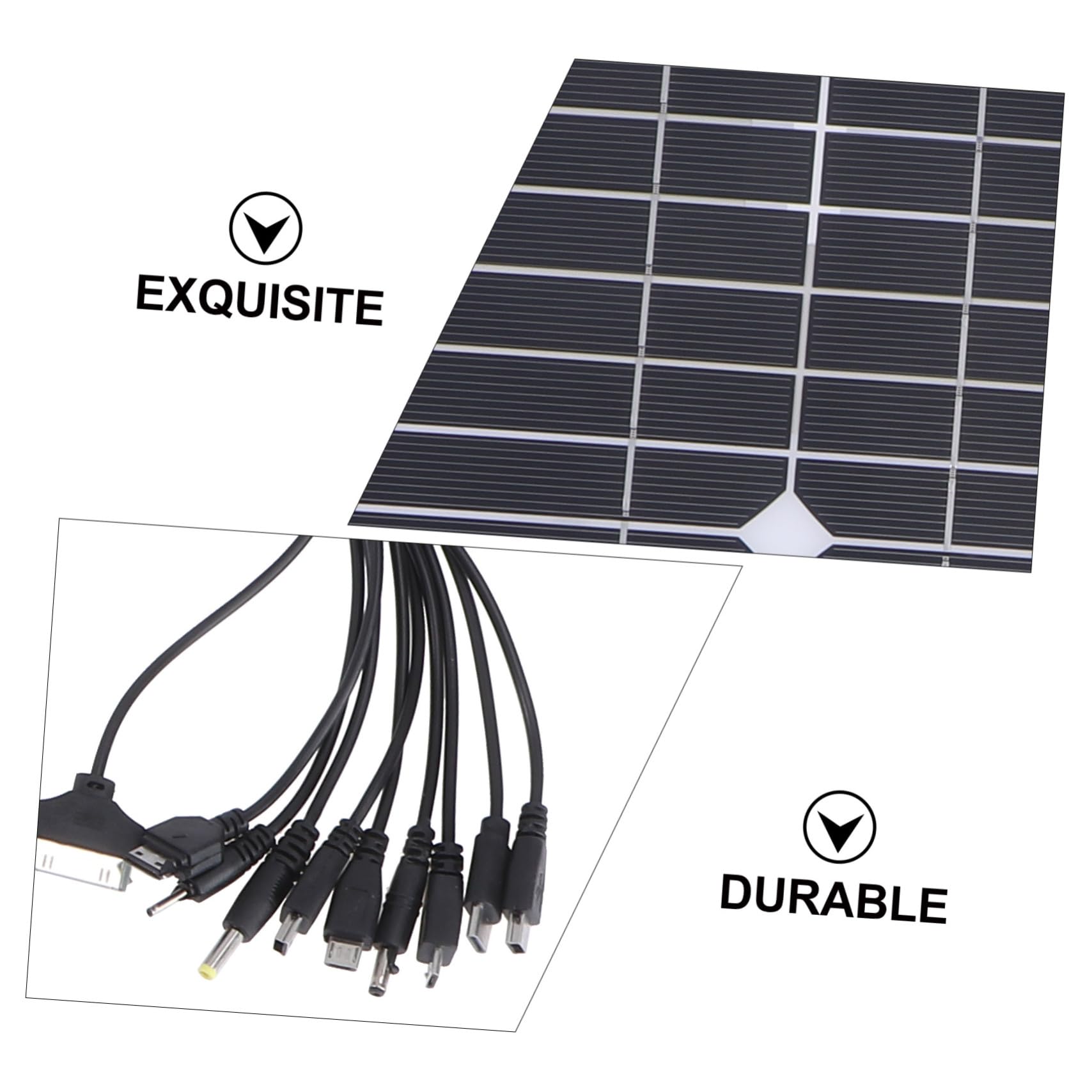 Pannello Solare Monocristallino 200w 12v, Kit Nero