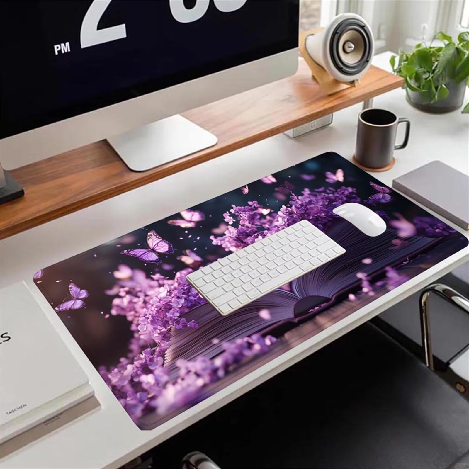 Gamingowa podkładka pod mysz 1200 x 600 x 3 mm, XXL, wodoszczelna, odporna na ścieranie, z przyszytymi krawędziami, kolorowa podkładka na biurko, poprawia prędkość i precyzję, pod laptopa, komputer