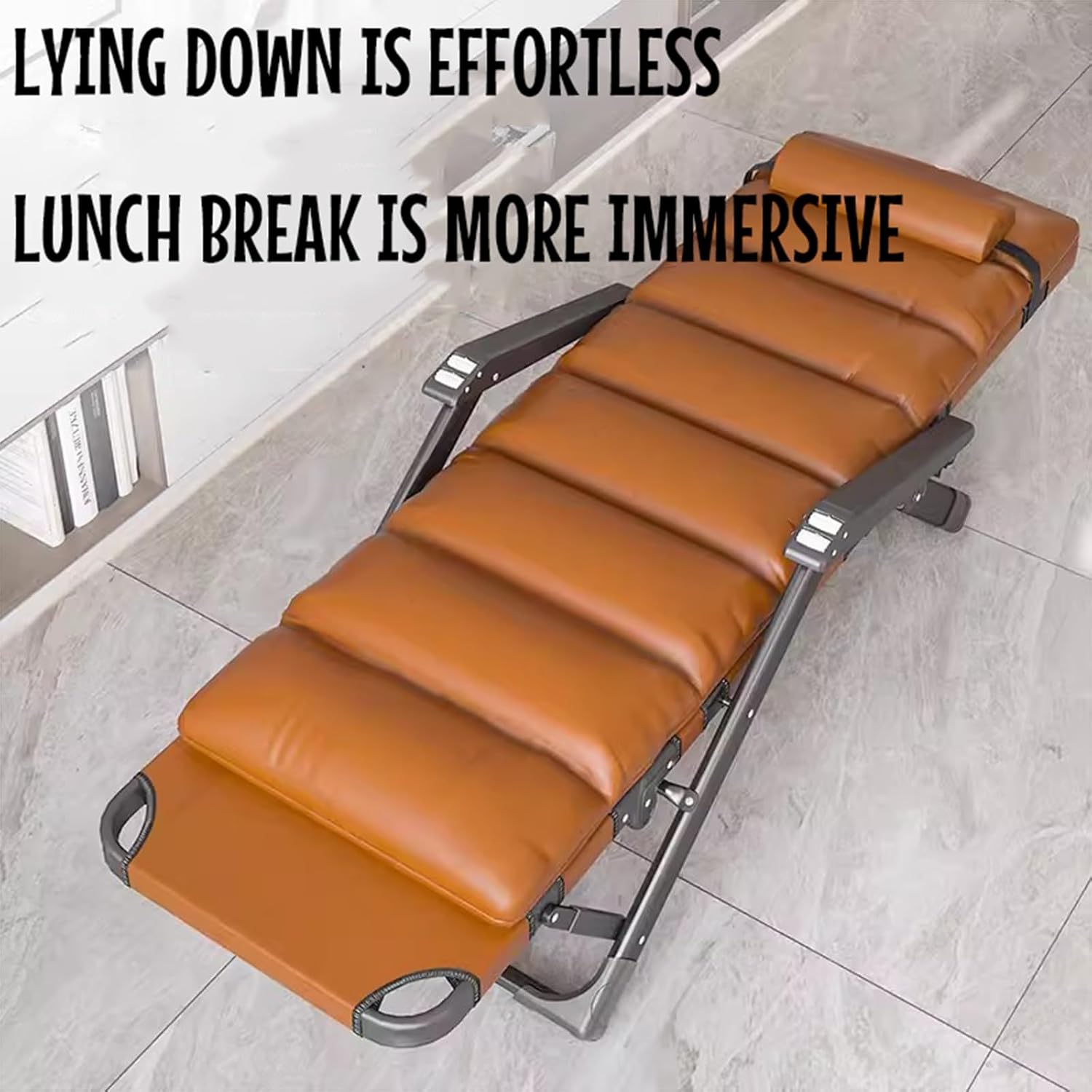 Zero Gravity Chair, Adjustable Folding Reclining Lounge Chair, Folding Reclining Patio Chairs Lounge Chair With Removable Cushion, Maximum Load 330 Lbs (Size : B)