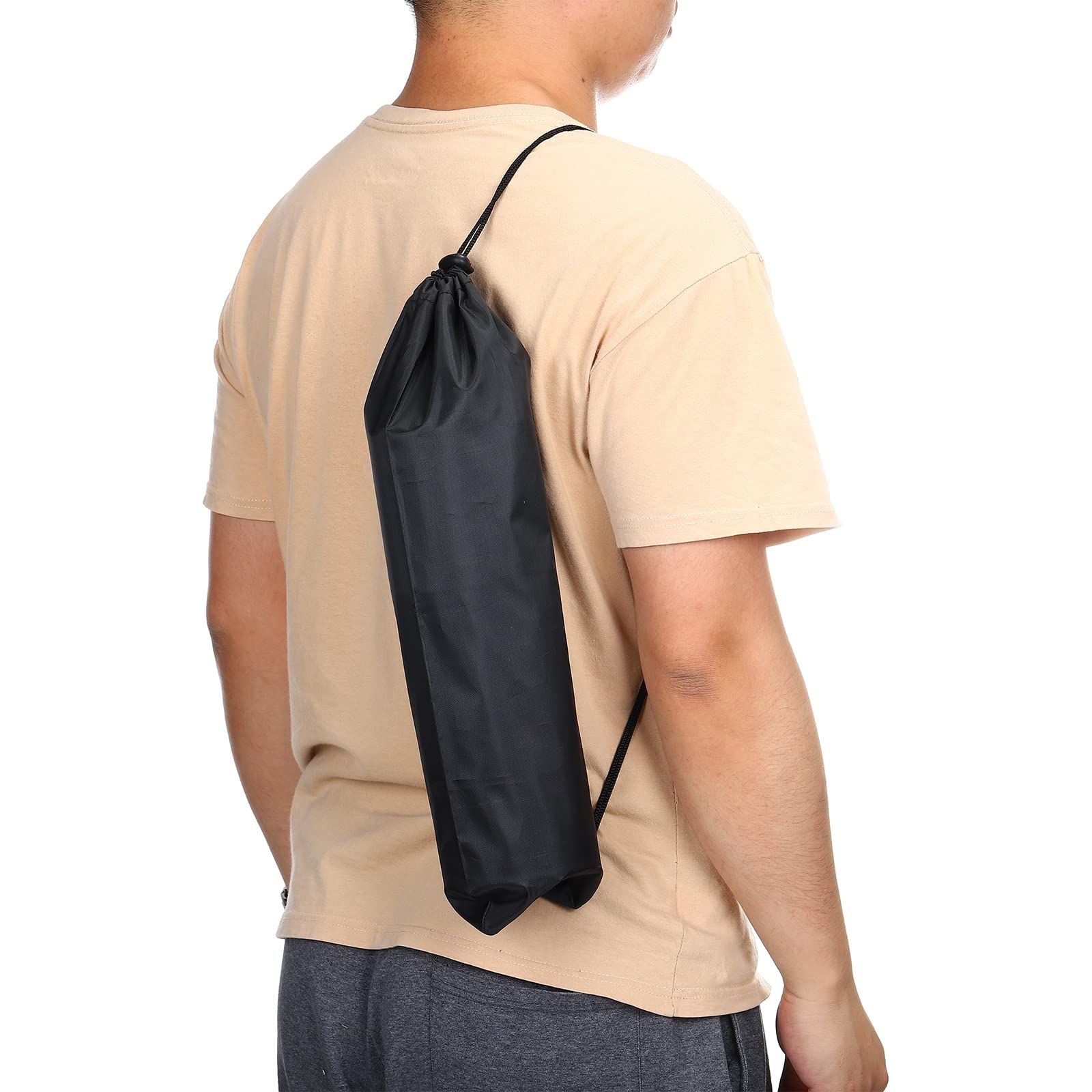 PATIKIL 19" Długi Monopod Torba Etui Torba, Nylon Torba Przenośny Pasek Na Ramię Składany do Kamery Monopod, Czarny, Czarny