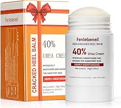 Creme de ureia 40% para pés e calcanhar rachado 40% creme de ureia para pés e pés hidratantes para as mãos, bálsamo para cuidados com as mãos para mulheres e homens, 30 g