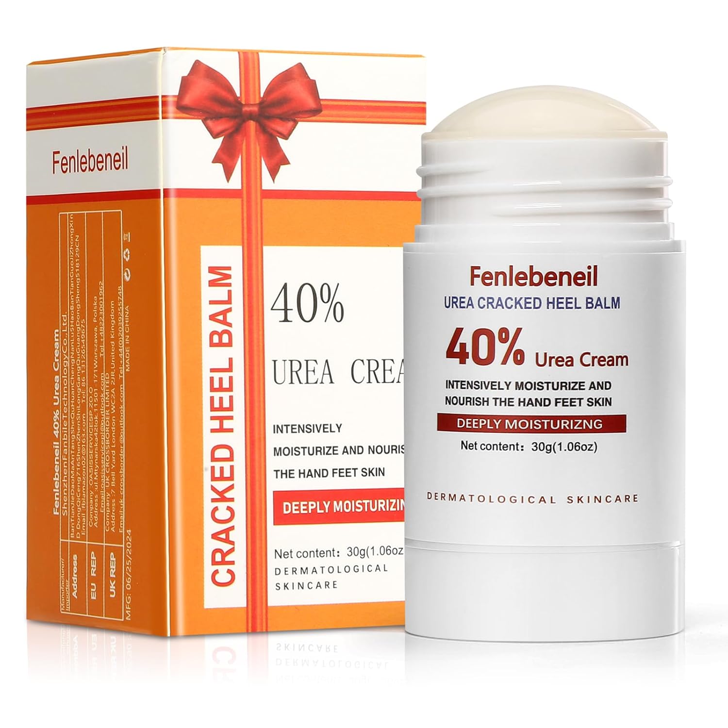 Urea Cream 40 Percent for Foot and Dry Cracked Heel 40% Urea Feet Cream Balm Stick for Foot Hand Moisturizing Feet Hand Care Balm For Women Men 1.06Oz Urea Cream 40 Percent for Foot and Dry Cracked Heel 40% Urea Feet Cream Balm Stick for Foot Hand Moisturizing Feet Hand Care Balm For Women Men 1.06Oz