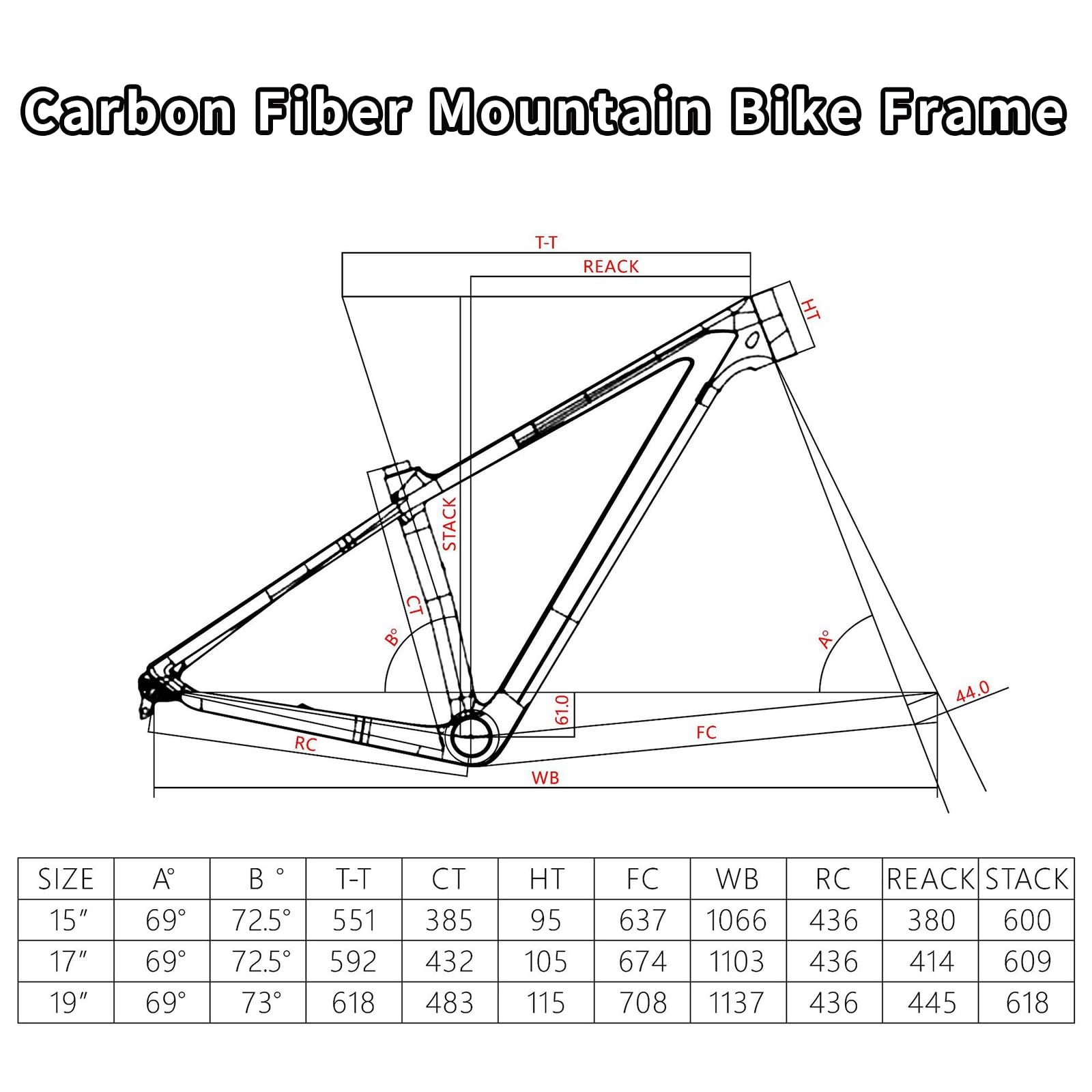 27,5 "i 29" 15 "17" i 19 "sztywna rama rowerowa z włókna węglowego, hamulec tarczowy, oś przelotowa 12x142/148 mm/135 mm szybkie zamknięcie, wewnętrzne okablowanie X