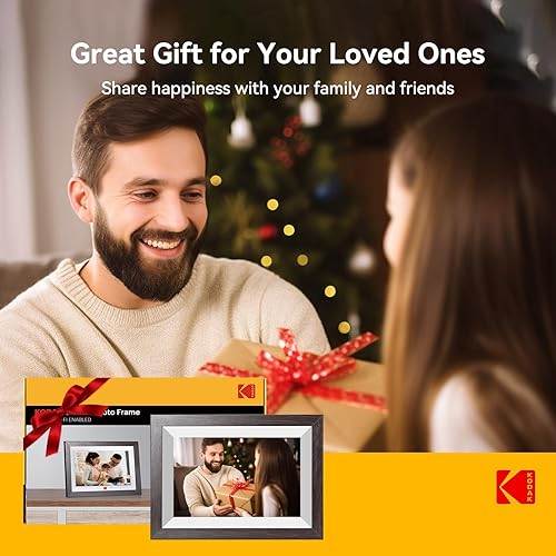 Vista 33 de KODAK Marco de fotos digital WiFi de 10.1 pulgadas con almacenamiento de 32 GB, marco de fotos digital inteligente electrónico, pantalla táctil IPS