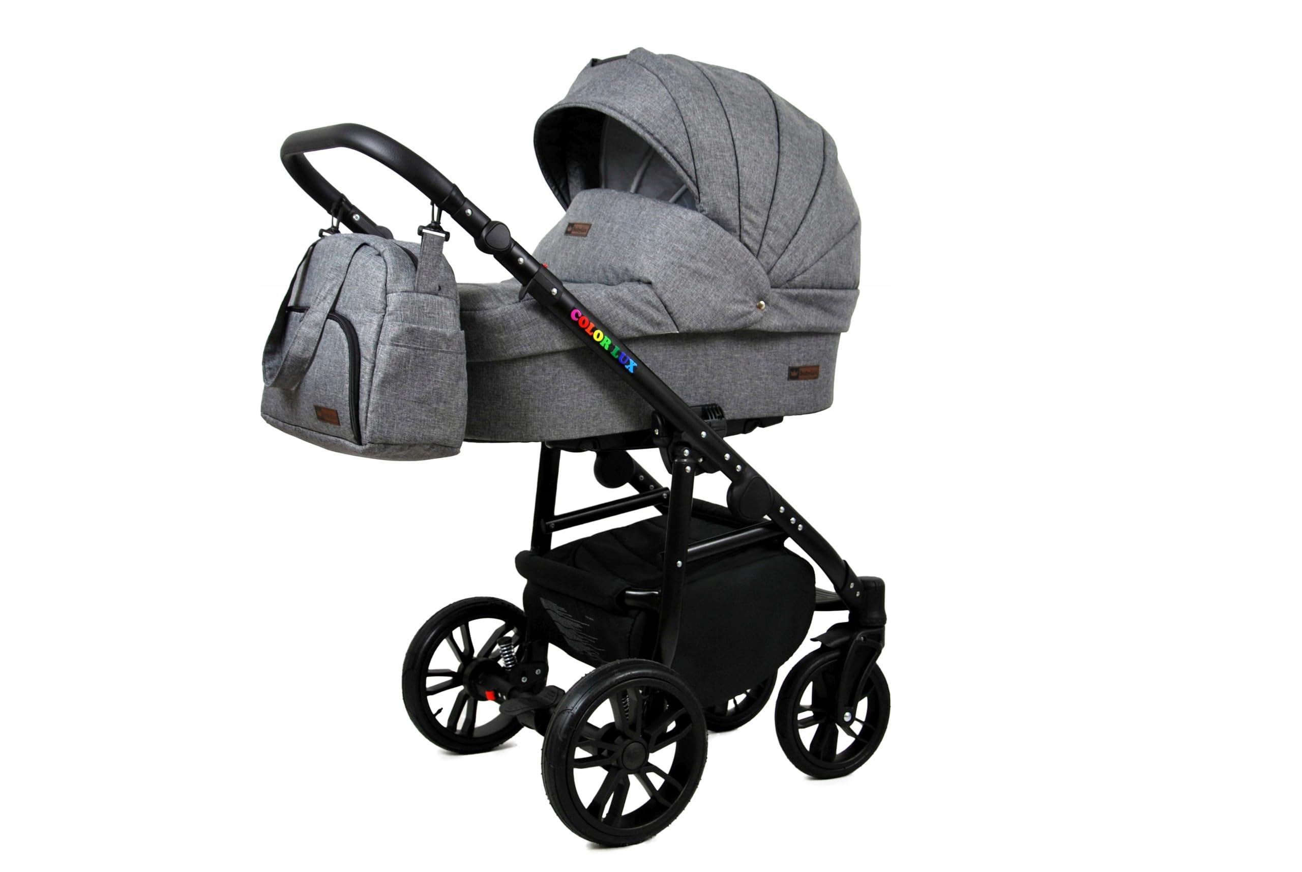 BabyLux Poussette Combinée Set 3 en 1 avec Nacelle