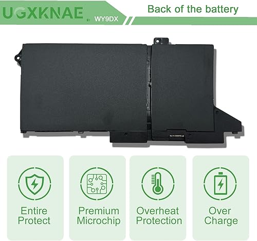 Miniatura 6 de UGXKNAE WY9DX - Batería para portátil de 42 Wh, compatible con Dell Latitude 14 5420 Latitude 15 5520 Precision 15 3560 Series P137G P137G001 P104F
