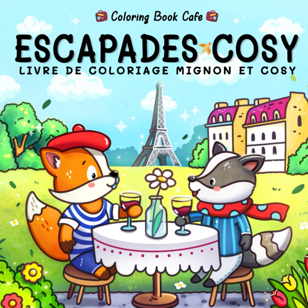 Escapades Cosy: Livre de Coloriage Mignon et Cosy