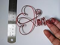 Vista 3 de Mini decoración de corazones para árbol de Navidad o San Valentín en rojo y más