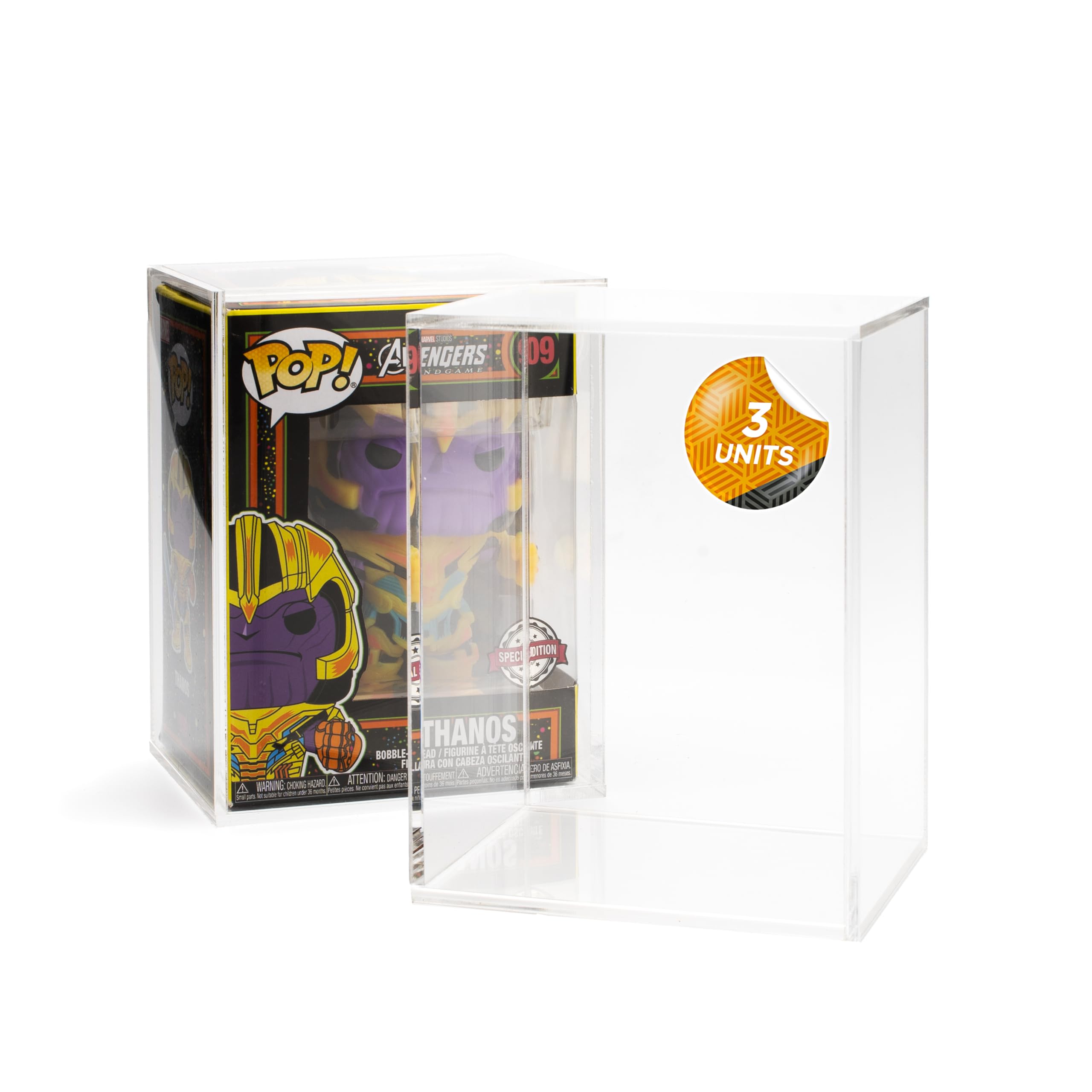 Vitrine für Funko Pop, Display aus acryl, Größe 16,2 x 11,8 x 9,2 cm, Ausstellungsvitrine für Sammlungen, Schützen und Sammeln mit diesem Funko Pop! (3)