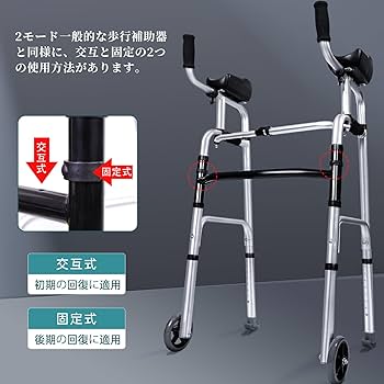 Amazon | lefeke 歩行器 直立歩行器 高齢者用 室内 歩行補助具