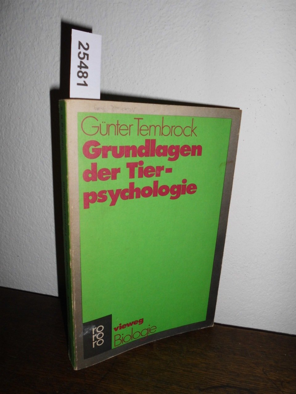 Grundlagen der Tierpsychologie