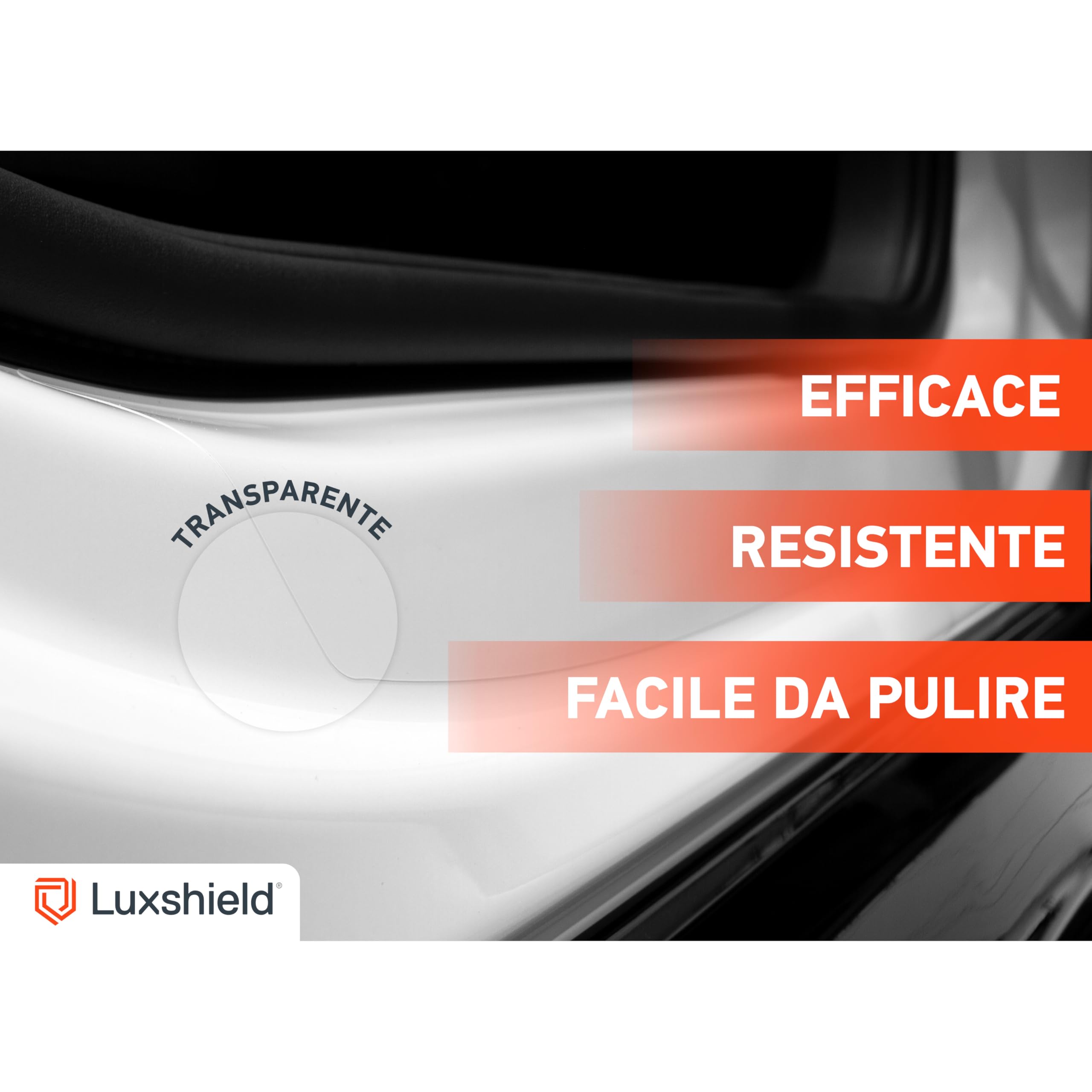 Luxshield Battitacco Auto Antigraffio Pellicola per Cupra Born I 2021-2026 - Protezione Accessori Tuning Portiera - Trasparente Lucido