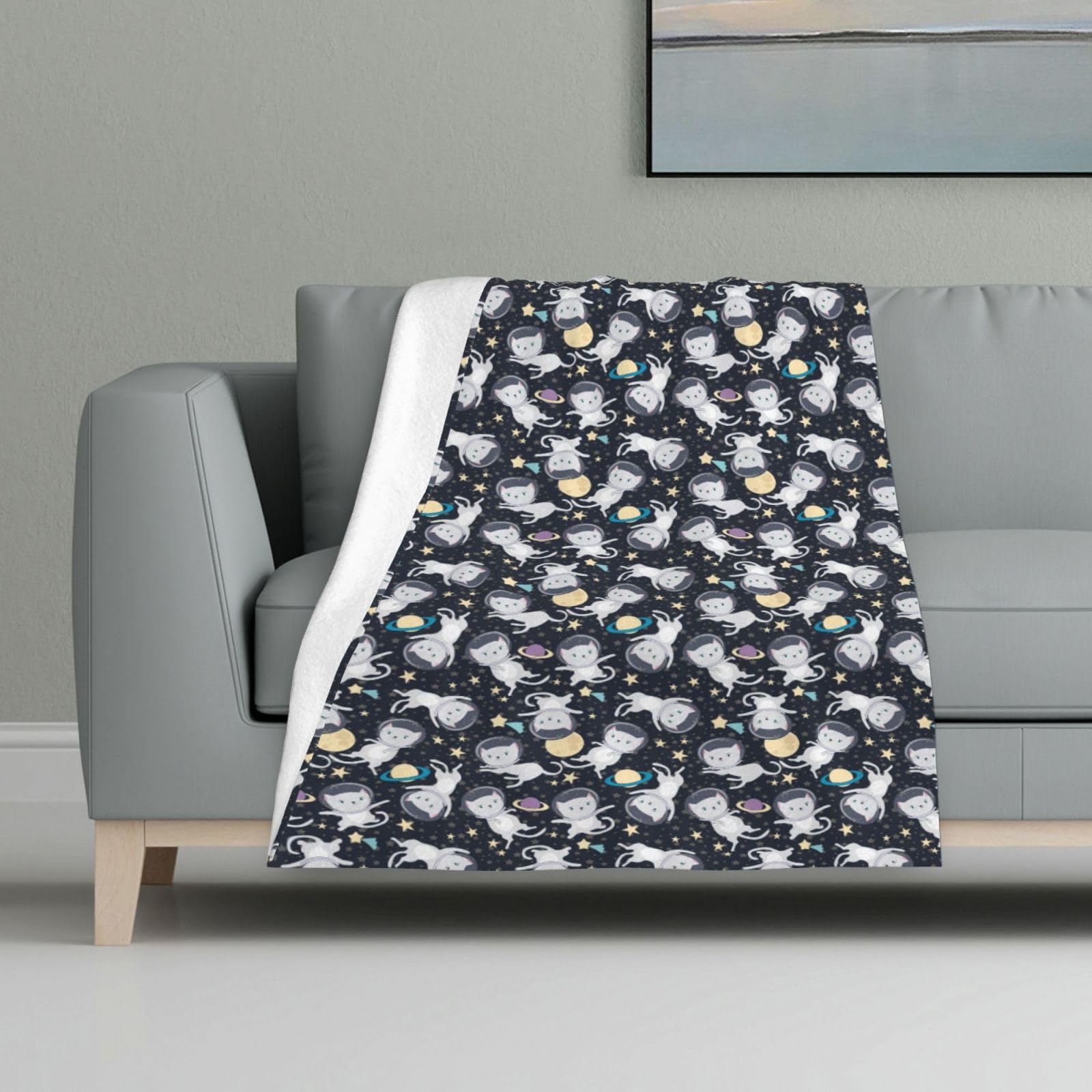 Couverture en flanelle douce pour lit et canapé | Plaid chaud d'hiver