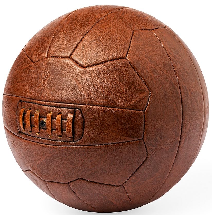 Pallone Da Calcio Ufficiale Arsenal FC - Ecopelle Misura 5, Stile Retrò Marrone - Foto 11