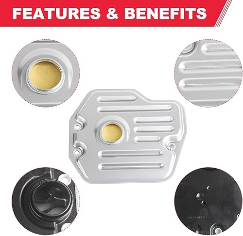 Miniatura 5 de Filtro de transmisión automática con kit de juntas para transmisión U140E U140F U240E U241E - Toyota Lexus Scion RAV4 Camry Highlander ES300 RX300