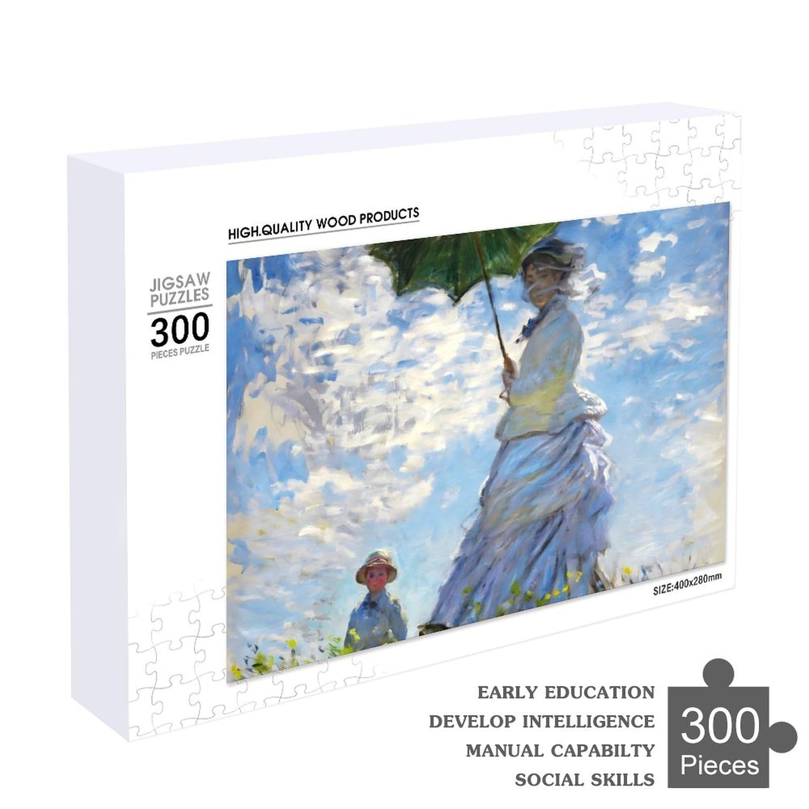 Amazon.co.jp: ジグソーパズル クロード・モネ 散歩 日傘の女 パズル
