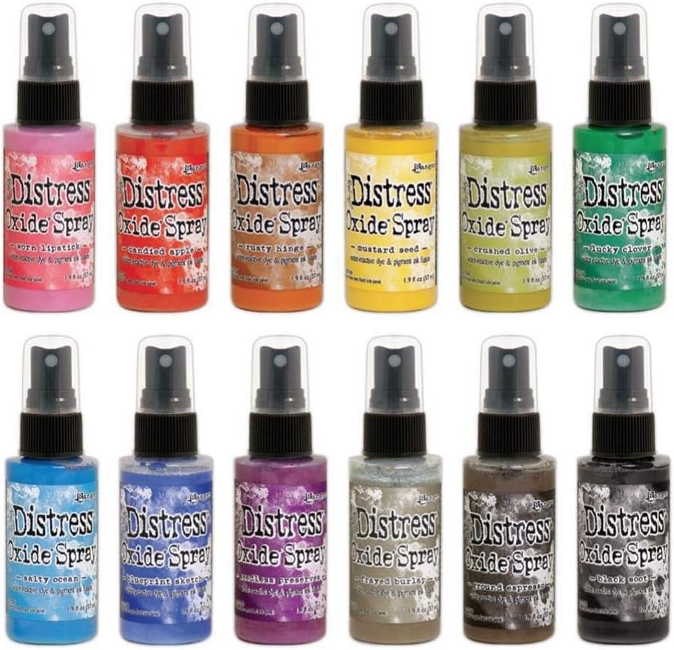 Set of 12 Tim Holtz Distress Oxide Sprays - Set Three (Summer 2019)