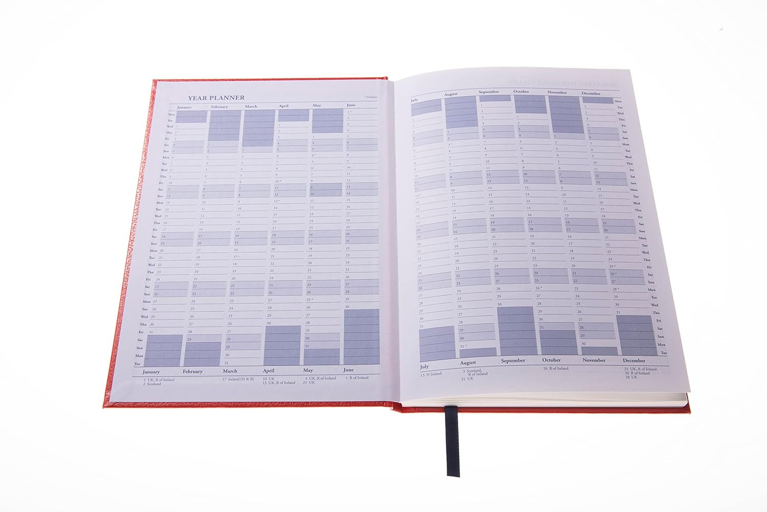 Collins Standard Desk 2024 Diary A5 Week to View Business Planner and Organiser With Appointments - January to December - Blue - A35.60-24