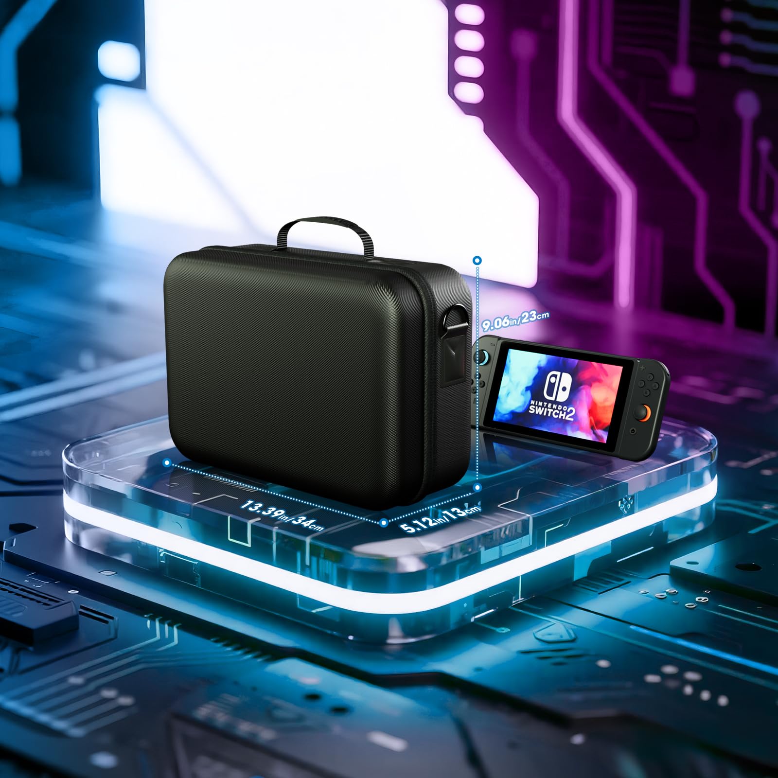 Amazon.co.jp: ProCase Nintendo Switch 2 ケース 収納バッグ 大容量