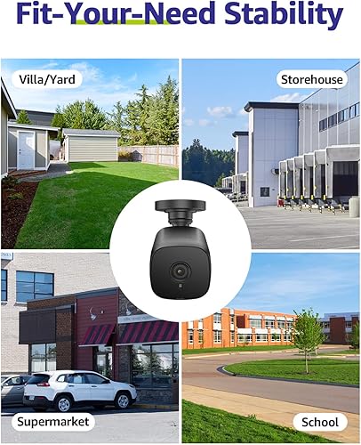 Miniatura 6 de SANNCE FHD 1080p 2MP Cámara de seguridad con cable para el hogar con visión nocturna EXIR de 100 pies, cámaras de vigilancia impermeable IP66 para