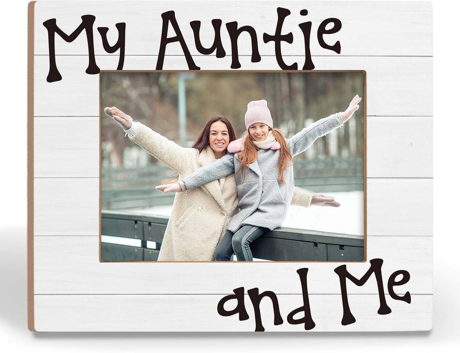 Auntie Picture Frames - Aunt Gifts from Niece Nephew,Best New Auntie Gifts Promoted to Aunt Photo Frame, Christmas Birthday Gift for Female Sister 5x7 Picture Frame