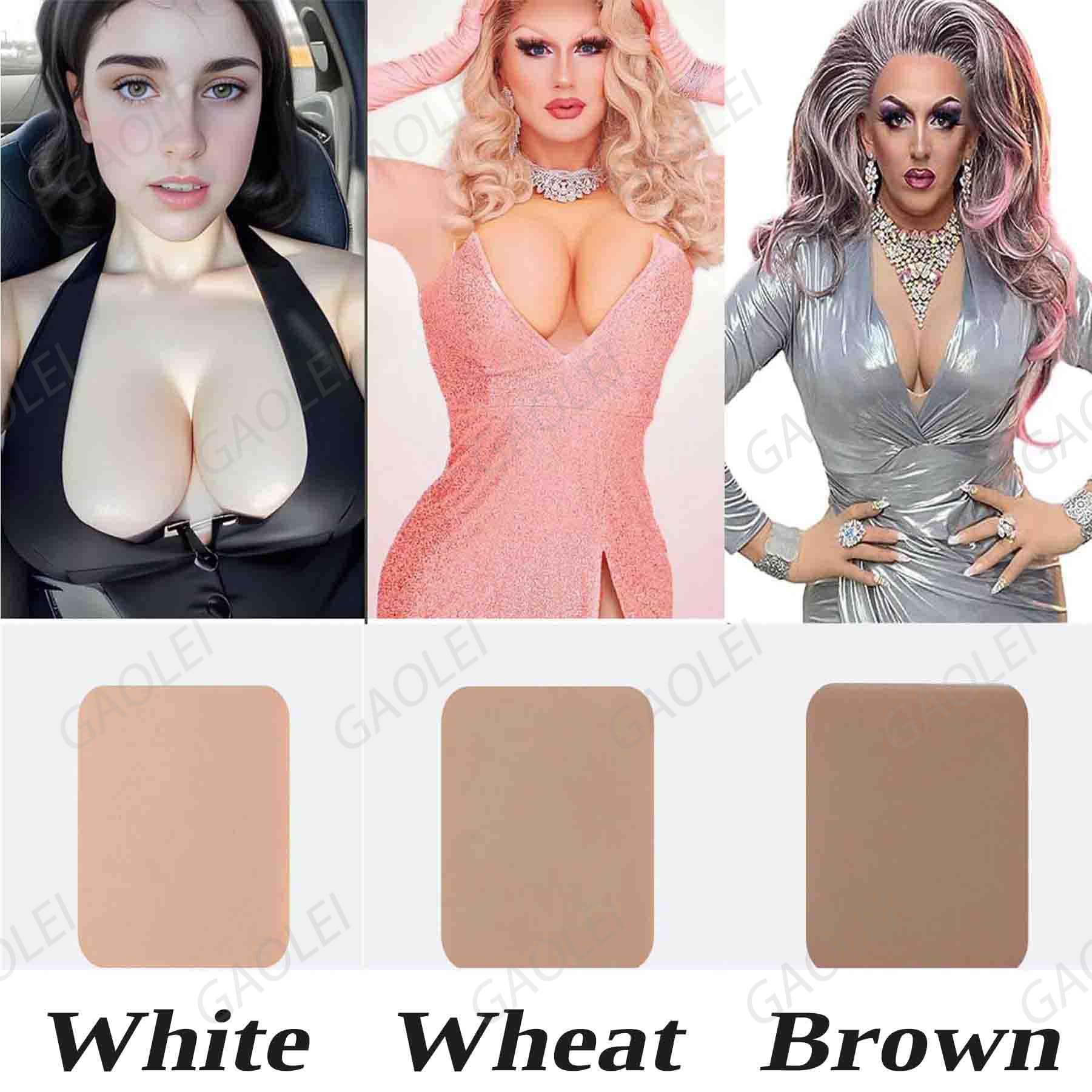 Adima Body per Protesi Pettorale in Silicone Realistico Pantaloni Finti per Potenziare L'anca Travestiti per La Coppa C Transgender