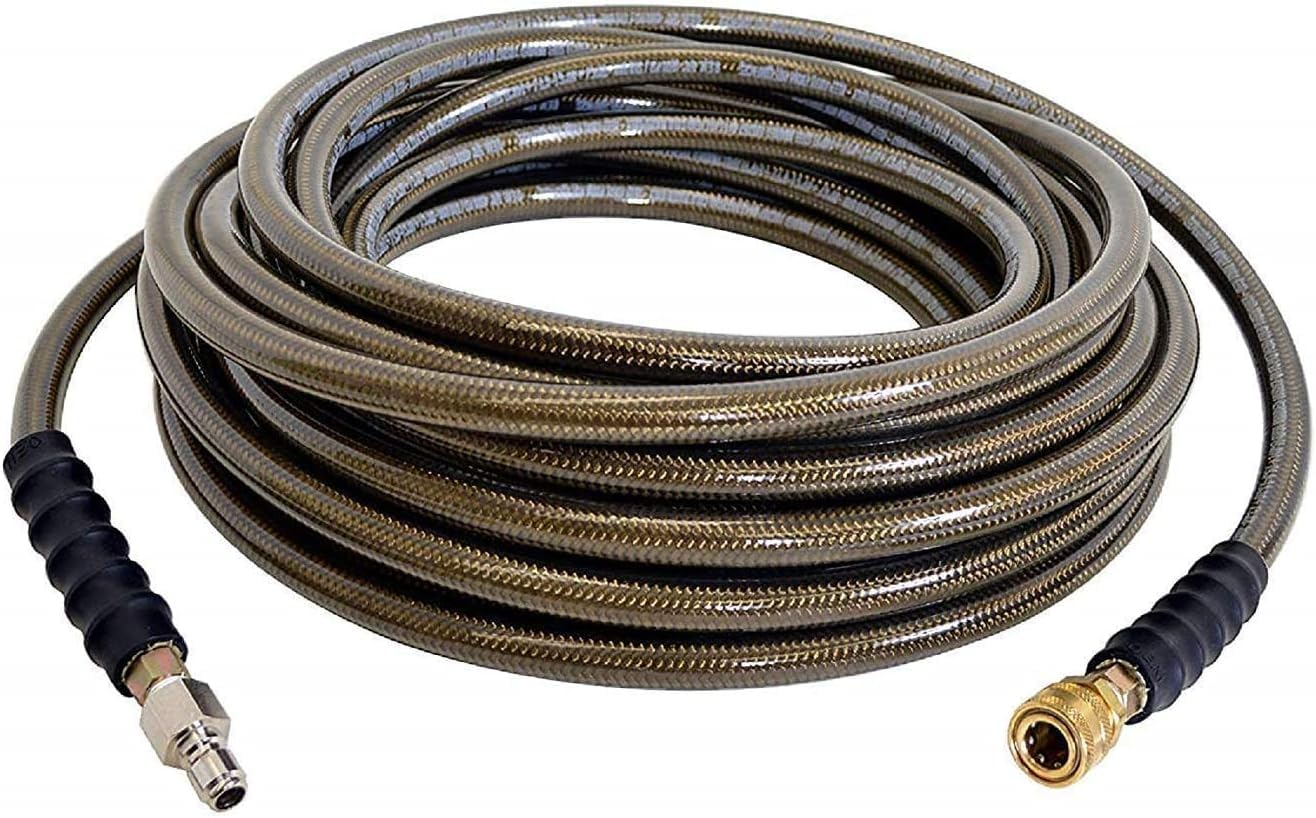 Simpson 100ft, 3/8" 4500 PSI Monster Cold Water Pressure Washer Hose, 41030