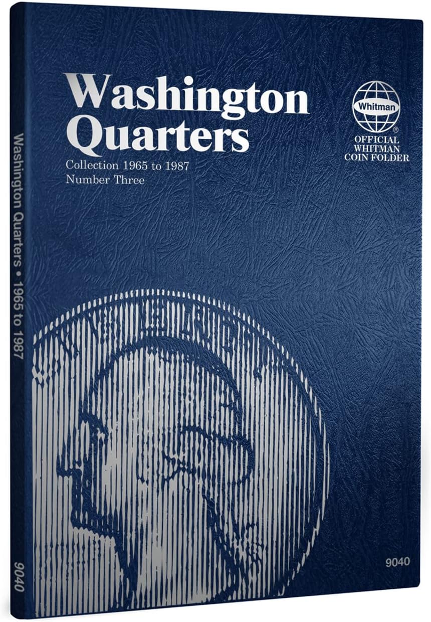 Whitman US Washington Quarter Coin Folder Volume 3 1965 - 1987 #9040