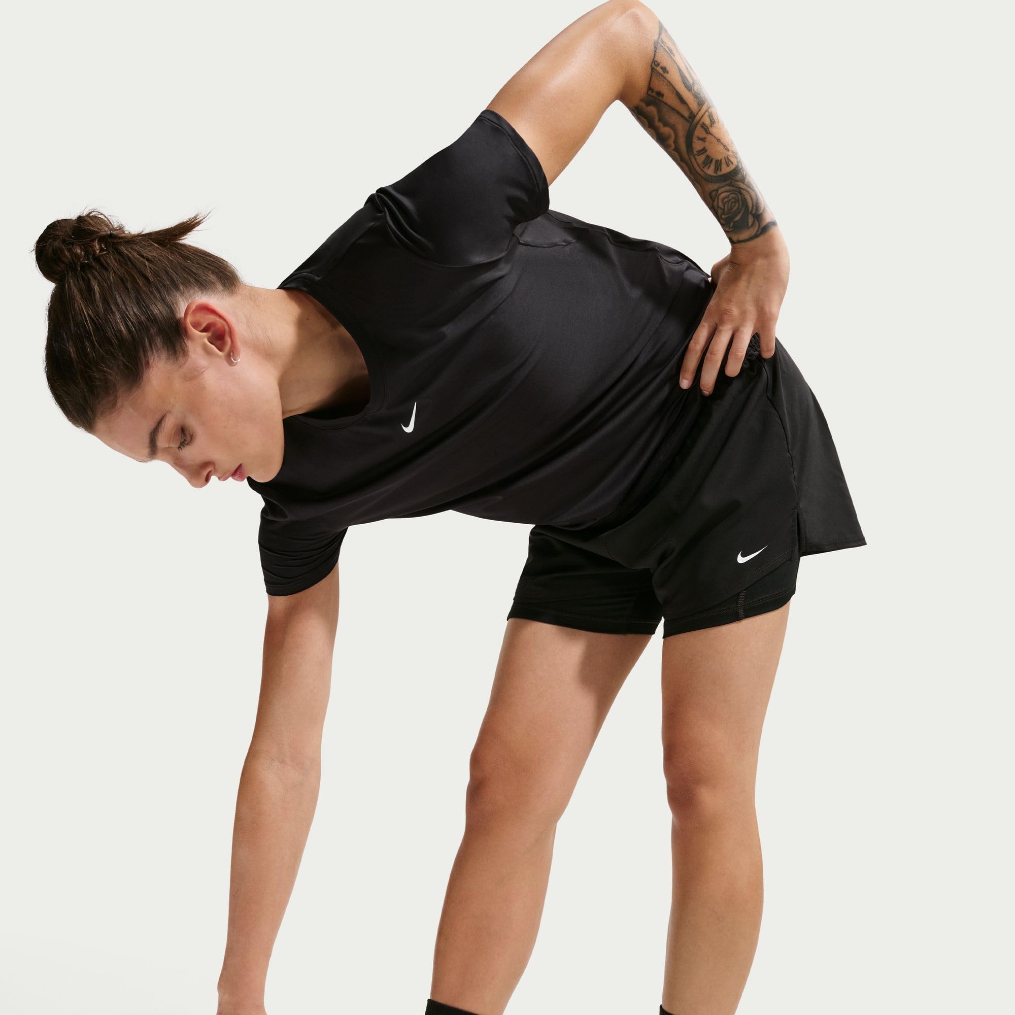 Nike Damen Shorts One Df Hr 3in 2n1