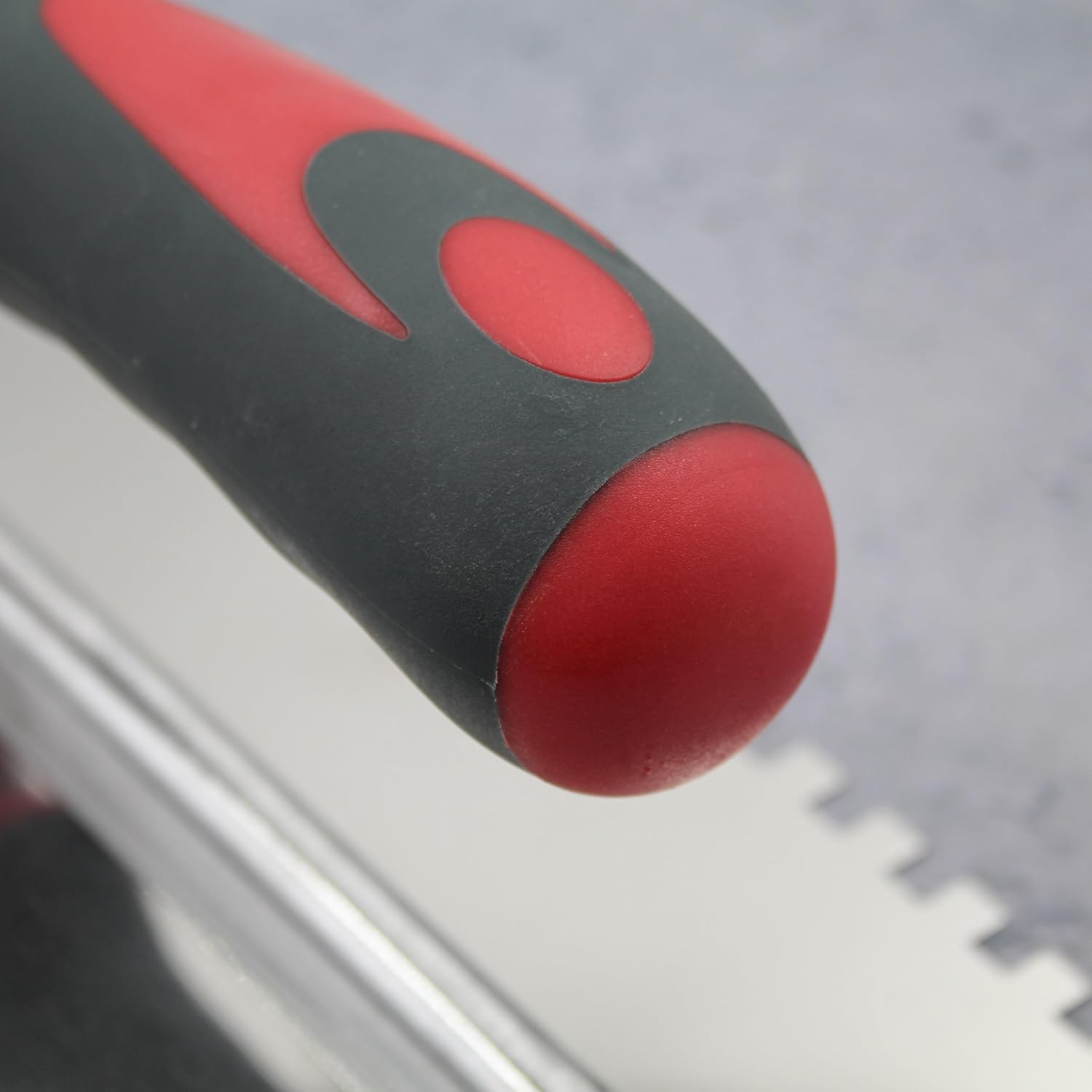 Faithfull SGTNOT6SS Soft Grip Notched Trowel Stainless Steel 11 x 4 1/2-inch