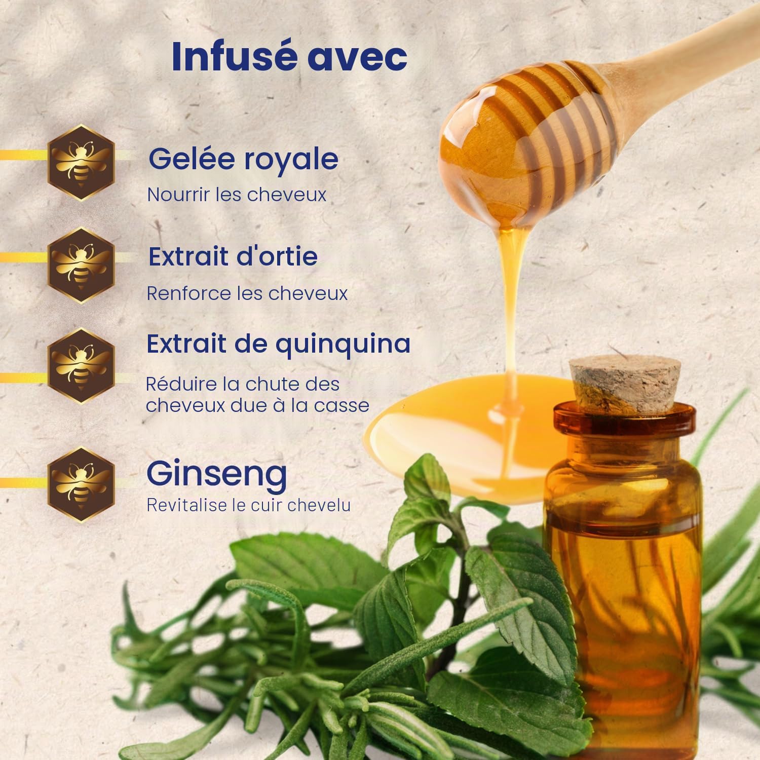 Conditionneur Tio Nacho Thickening Volume Filler 415ml– Après Shampooing Anti-Chute à la Gelée Royale et aux Extraits de Romarin pour des cheveux visiblement plus forts et plus Épais